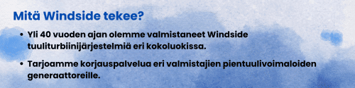 Mitä Windside tekee?