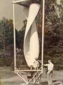 The first Windside WS-4 turbine
