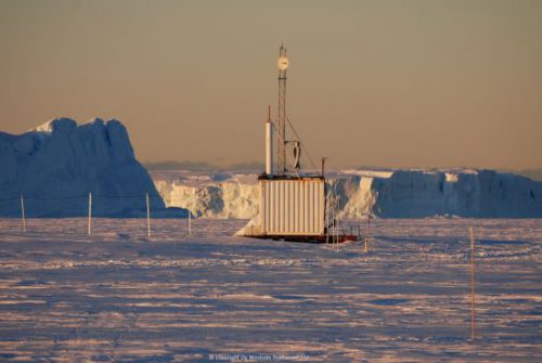 Windside WS-0,30A8 wind turbine producing power for a research station in Antarctica