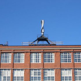 Windside WS-4B on the roof of the University of Vaasa, Finland