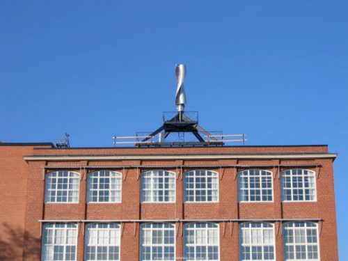 Windside WS-4B on the roof of the University of Vaasa, Finland
